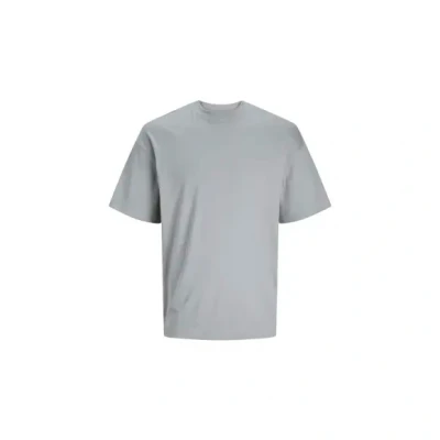 Afbeelding van Jack &amp; Jones Einfarbiges Kurzarm Dropped Shoulder Tshirt basic, Heren, Maat: Small, Grau