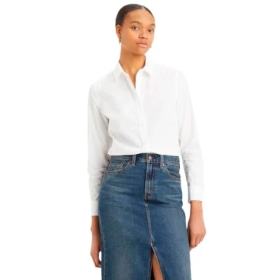 Afbeelding van The Classic Bw Shirt Bright White_Vm, Helder wit, XXS