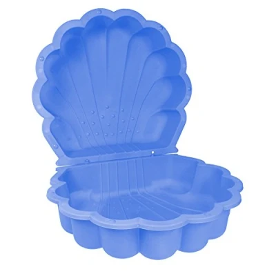 Afbeelding van Ondis24 Waterschelp, zandbak, 2 delig, van kunststof, schelp met deksel (87 cm, blauw)