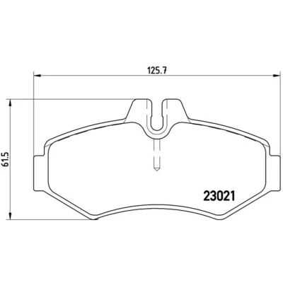 Afbeelding van Brembo Remblokset P 50 020