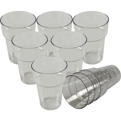 Afbeelding van Depa bierglas 12x transparant A onbreekbaar kunststof 280 ml Bierglazen