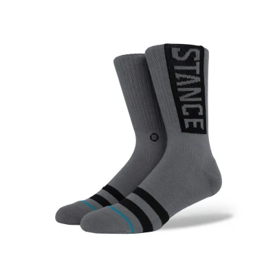 Afbeelding van Stance OG Crew Casual Sneaker Sokken Grijs Maat 38 42
