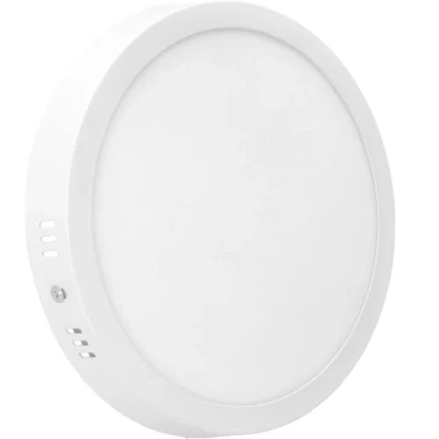 Afbeelding van JANDEI 18W LED downlight rond wit licht (gelijk aan 140W), aluminium, matwitte rand (1 eenheid, koudwit 6000K)