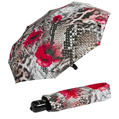 Afbeelding van Doppler Zakparaplu voor dames met automatisch open en sluitsysteem, Serpent, 102 cm