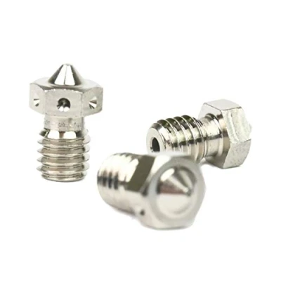 Afbeelding van Genuine E3D Plated Copper Nozzle 0.4mm, 0.6mm Triple Pack for V6 HotEnd 3D Printer (3mm, 0.4mm)