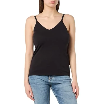 Afbeelding van Sloggi Happy Spaghetti Hemd, Dames, Maat: 75C. 80A C. 85A, Black