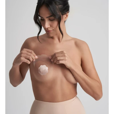 Afbeelding van Bye Bra Borst Lift &amp; Zijden Tepel Covers F H 3 Paar