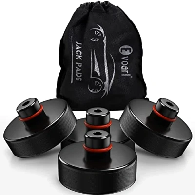 Afbeelding van EVOARL Pads voor Tesla Model 3/Y/S/X, 4 stuks rubberen krik beschermt batterij en chassis, 3 2021 accessoires (vier)