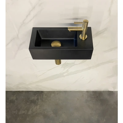 Afbeelding van Wiesbaden One Pack Mini Rhea rechts fontein 360x180x90 Quartz