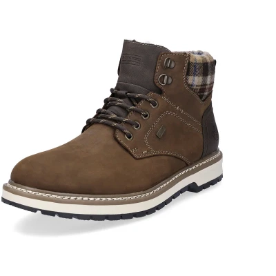 Afbeelding van Rieker Snowboots Cigar moro braun multi, Heren, Maat: 40, multi Leer en textiel