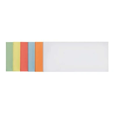 Afbeelding van FRANKEN moderne kaarten rechthoekige / UMZ 1020 04 9,5 x 20,5 cm geel Inh.500 500 Stuk gesorteerde kleuren