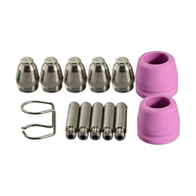 Afbeelding van RIVERWELD WSD 60P P60 Plasmasnijder Fakkel Pilot ARC Verbruiksartikelen KIT Tips 1,2 mm 60Amp 13 stuks