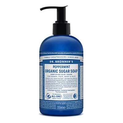 Afbeelding van Dr. Bronner ́s BIO Sugar SOAP 355ML Douchegel, Dames, Maat: 355 ml, Pfefferminze