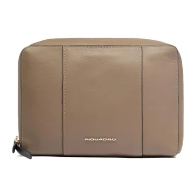 Afbeelding van PIQUADRO Cosmetische tas Circle Cosmetic Bag Taupe