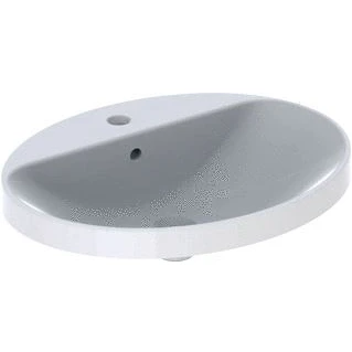 Afbeelding van Geberit VariForm inbouwwastafel ovaal wit KeraTect (60 x 48 cm) 1