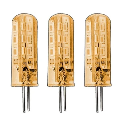 Afbeelding van 3x G4 1,5 Watt LED lamp geel / licht 12V DC dimbare