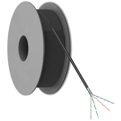 Afbeelding van Cat 5e U/UTP netwerkkabel outdoor per rol Allteq