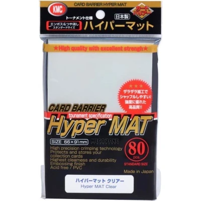 Afbeelding van KMC Sleeves Hyper Matte Clear (80 stuks)