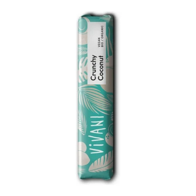 Afbeelding van 18x Vivani Chocolate To Go Crunchy Coconut Vegan 35 gr