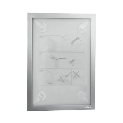 Afbeelding van Duraframe Durable 484323 A4 zilver