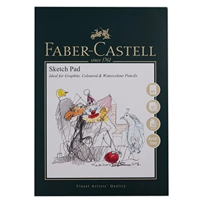 Afbeelding van Faber Castell Art &amp; Graphic Schetsblok, A4 160 g/m2 Blok Met 40 Vellen