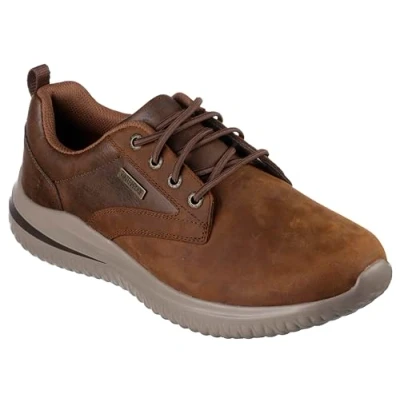 Afbeelding van Skechers Delson 3.0 Glavine 210661 CDB, Mannen, Bruin, Sneakers,Sportschoenen, maat: 47,5