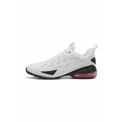 Afbeelding van Puma MEZA Hardloopschoenen voor op de weg White black for all time red, Maat: 40.5, red Kunststof/ textiel