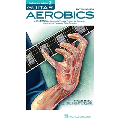 Afbeelding van TROY NELSON : Guitar AEROBICS RECUEIL + ENREGISTREMENT(S) EN LIGNE: A 52 Week, One Lick Per Day Workout Program for Developing, Improving &amp; Maintaining Technique