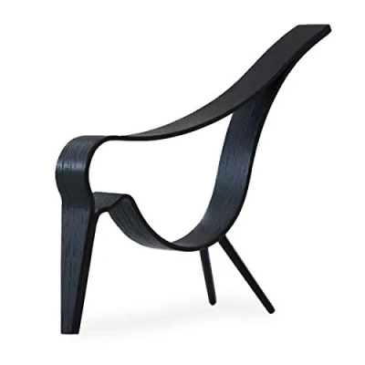 Afbeelding van Cooee Design Sculptuur decoratief object, Black Stained Oak, 24cm
