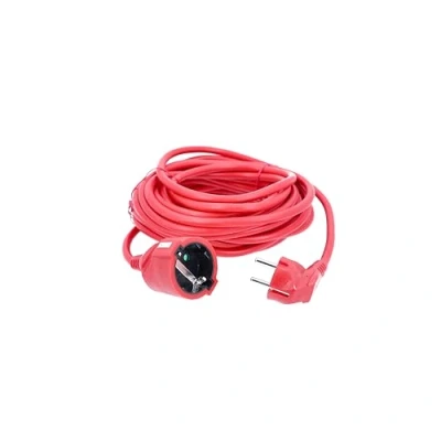 Afbeelding van AS Schwabe 51013 Stroom Verlengkabel Rood 10.00 m H05VV F 3G 1,5 mm²