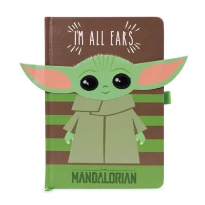 Afbeelding van Pyramid International Star Wars Notitieboek The Mandalorian Premium A5 I&#039;m All Ears Bruin/Groen