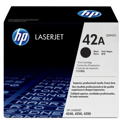 Afbeelding van HP 42A (Q5942A) black LaserJet Tonercartridge