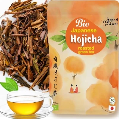 Afbeelding van Goodwei BIO Hojicha thee Biologische Houjicha Japanse geroosterde groene