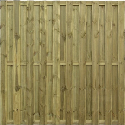 Afbeelding van Intergard Schutting tuinscherm Multi 19 planks 180x180cm