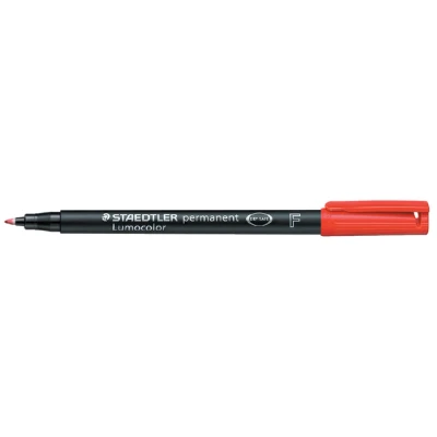 Afbeelding van Viltstift Staedtler Lumocolor 318 permanent F rood