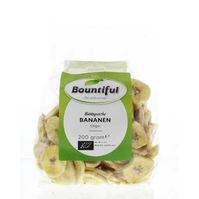 Afbeelding van Bountiful Bananen chips bio 200 g
