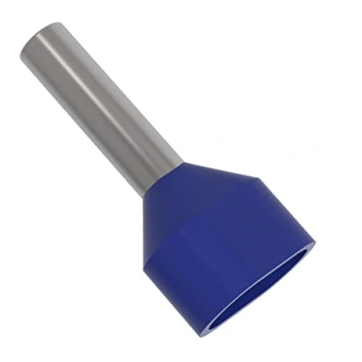 Afbeelding van AUPROTEC Adereindhulzen Twin van 0,5 16 mm² geïsoleerd 10 1000 stuks naar keuze: (50 stuks, 2.5 blauw)