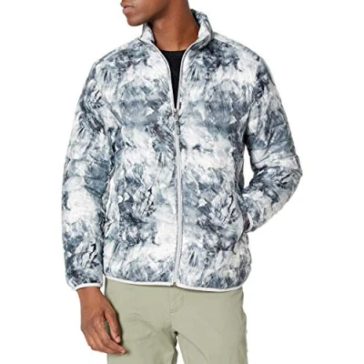 Afbeelding van Amazon Essentials lichtgewicht waterbestendig verpakt Puffer jas,marmer print,3XL 4XL