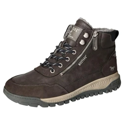 Afbeelding van Mustang Heren 4202 601 enkellaarzen, donkergrijs, 43 EU, EU