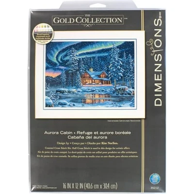 Afbeelding van Dimensions Kit Aurora Cabin telpatroonverpakking met telpatroon, standaard, Onx435 Pax441k, 2