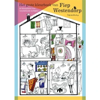 Afbeelding van Uitgeverij bbnc het grote kleurboek van fiep westendorp