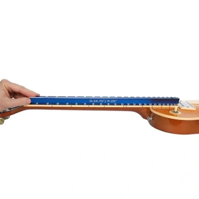 Afbeelding van MusicNomad MN821 Tri Beam 3 &quot;;n 1 Dual Notched &amp; Precision Straightedge voor elektrische en akoestische gitaar
