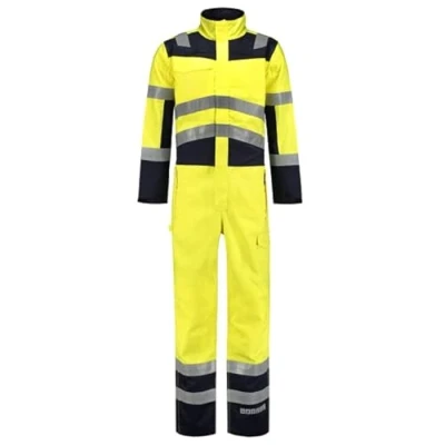 Afbeelding van Tricorp 753002 Overall Multinorm Bicolor Fluo Geel/Inkt
