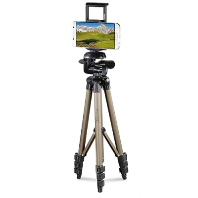 Afbeelding van Hama Tripod voor smartphones / tablets Aluminium Zwart Kunststof