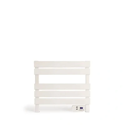 Afbeelding van CREATE Warm Towel Mini handdoekhouder, elektrisch, voor vloer of muur, gebroken wit, 52,3 x 8 55,8 cm, energiebesparend, programmeerbaar, stil, ultradun, 150 W