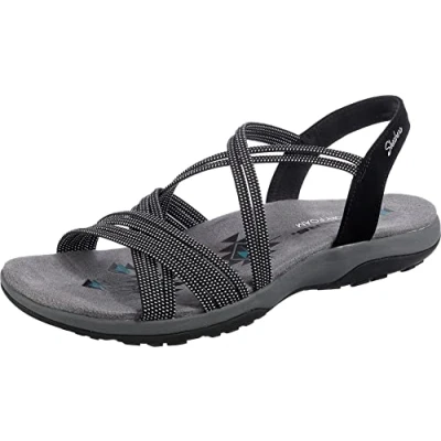 Afbeelding van Skechers Reggae SLIM TURN IT UP Outdoorsandalen, Dames, Maat: 40, Schwarz Soft synthetic