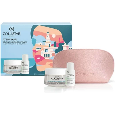 Afbeelding van Collistar Attivi Puri gezichtsverzorging set hyaluronic acid aquagel 50 ml + salicylic lotion mini size gocce magiche sample