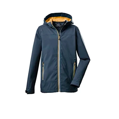 Afbeelding van Killtec KOS 218 Unisex Softshelljas voor kinderen, Maat: 152, Dunkel ozean