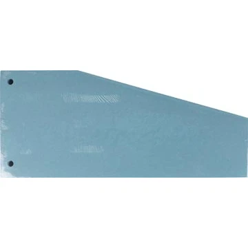 Afbeelding van Pergamy Trapezium Verdeelstroken, Pak Van 100 Stuks, Blauw Tabbladen