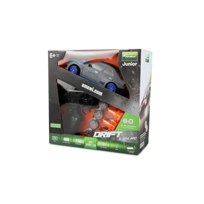 Afbeelding van Amewi Drift Sport Car 4WD 1:24 RC op afstand bestuurd RTR grijs vanaf 6 jaar